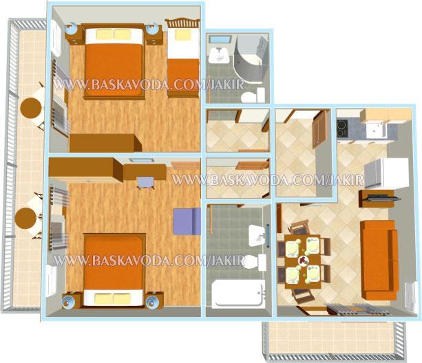 Apartman Jakir Baska Voda Exterior photo